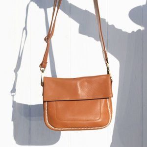 Leather Cognac Shoulder Bag